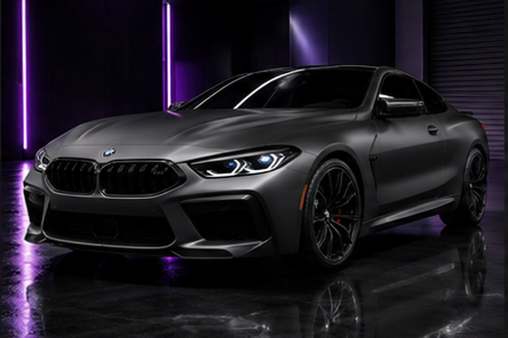 BMW M8 в плёнке «Матовый графит»